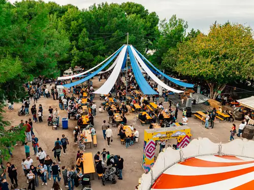 L’area street food del parco
